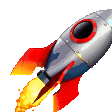Deployment Rockets animated emoji 7