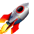 Deployment Rockets animated emoji 3
